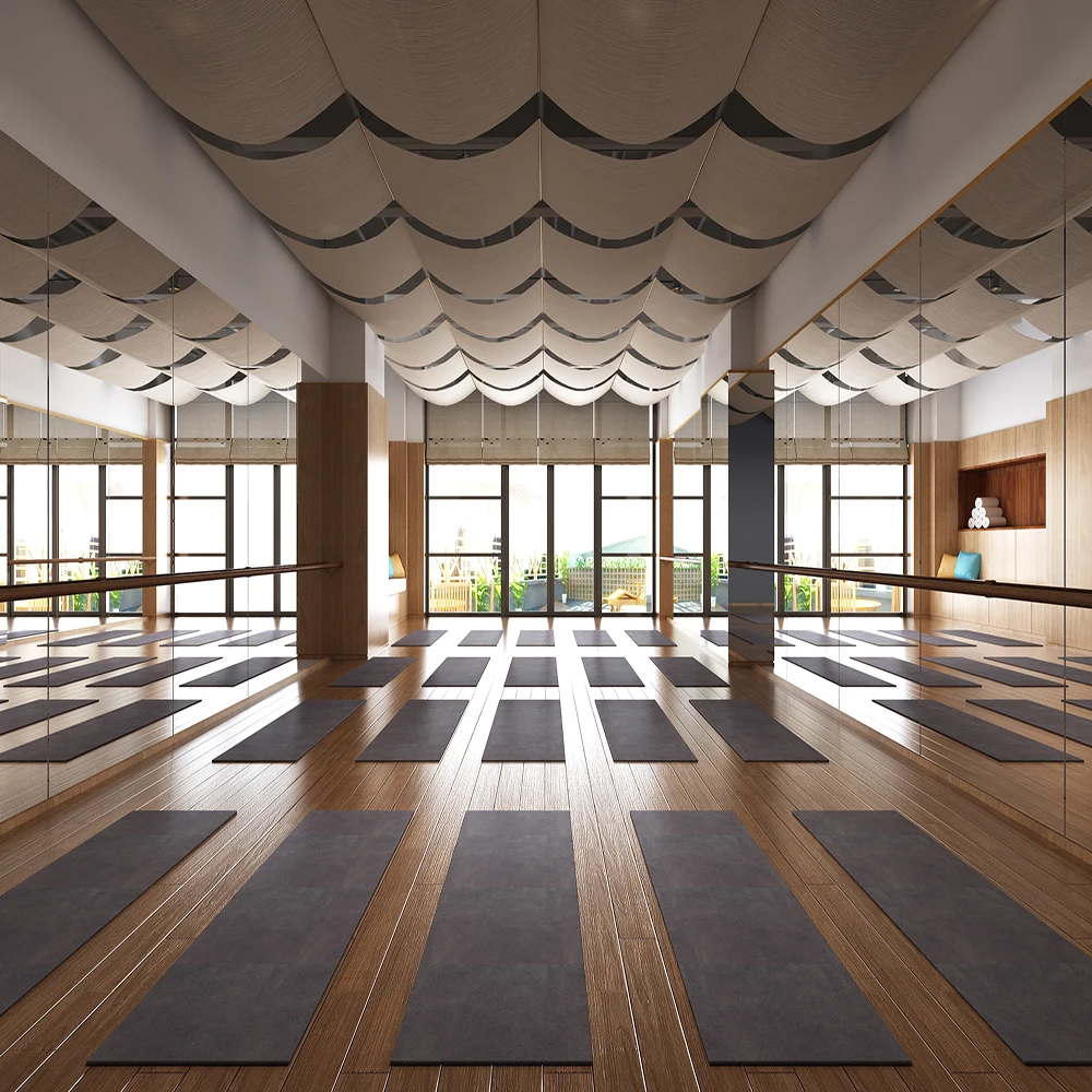 Bamboo charcoal wood veneer wall panel