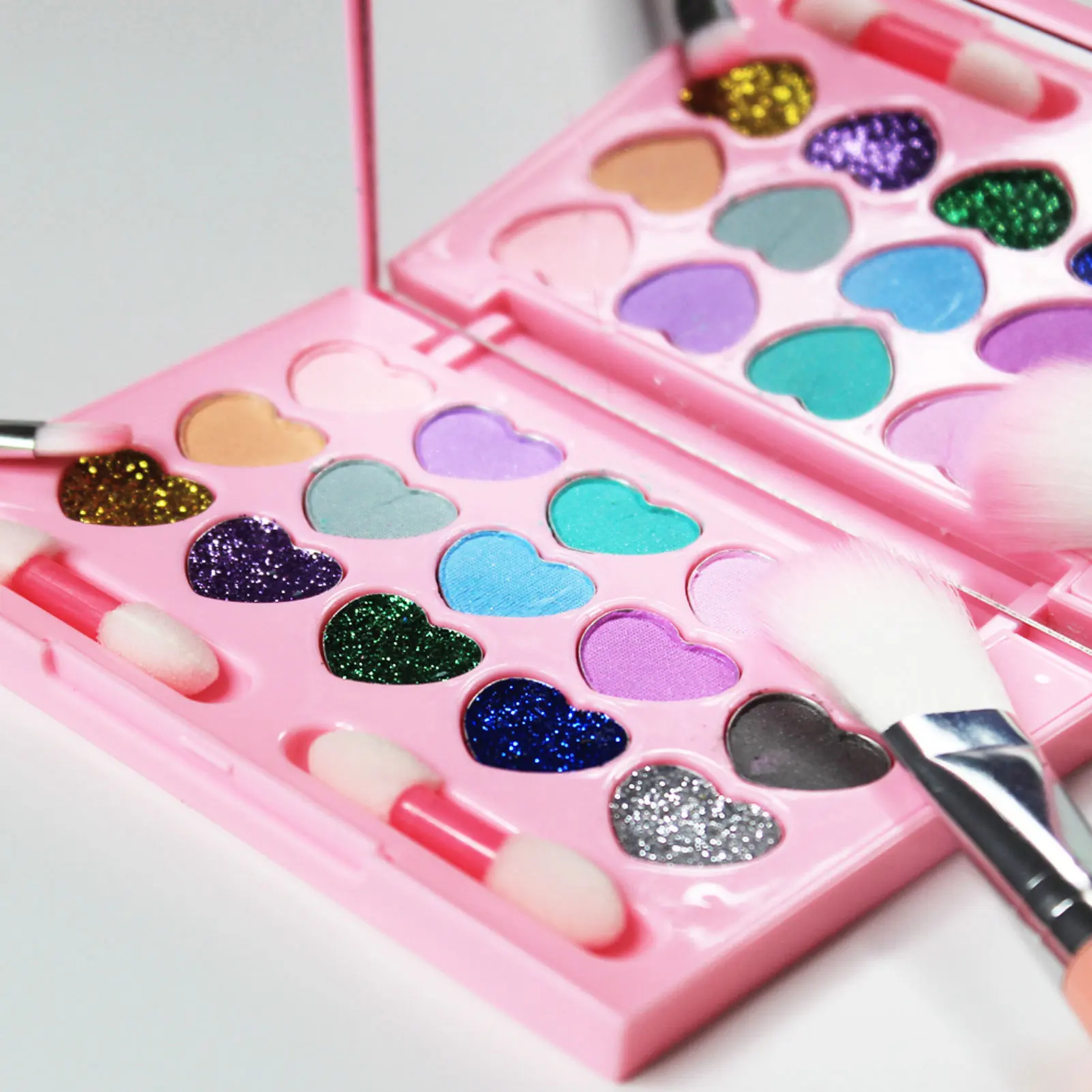 OEM детские косметические игрушки для девочек, игровой подарочный набор игрушек, Прямая поставка с завода, коробка для макияжа, игрушки для макияжа, тени для век, портативная Фирменная торговая марка