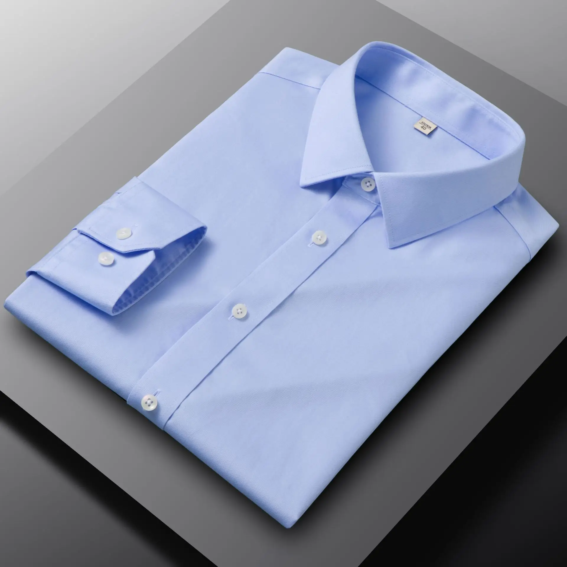 TS2103 Wholesale high quality 100% cotton non iron Garment-dipping men white dress shirt long sleeve shirts multi colors