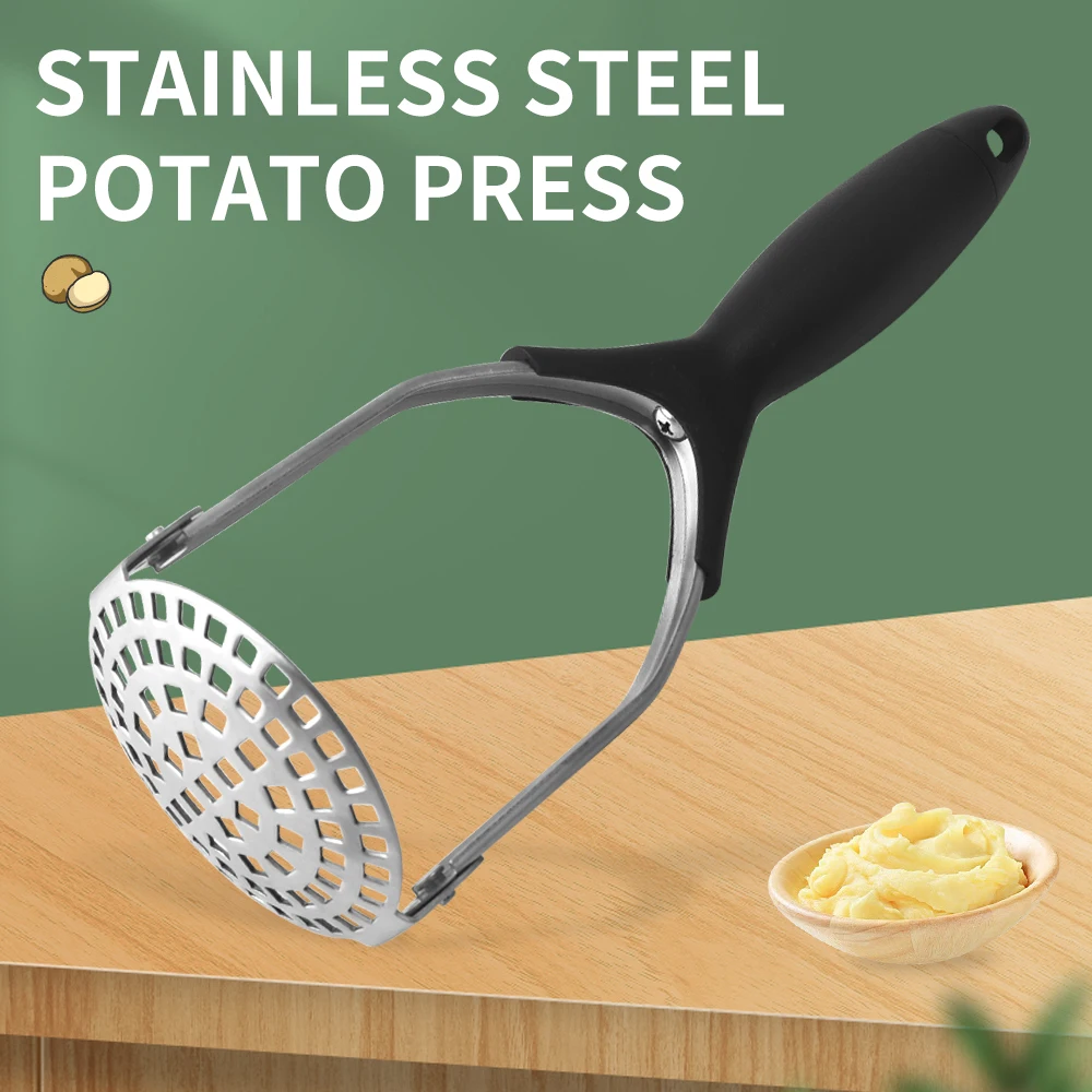 Potato Masher Stainless Steel, Masher kitchen Tool, Potato Masher Hand for Making Mashed Potatoes