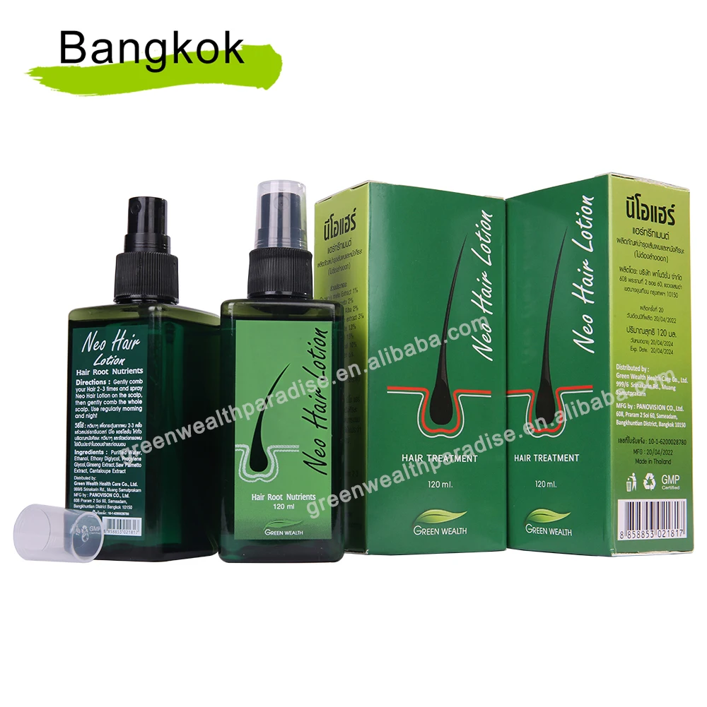 Neo Hair Lotion Thailand 100% herb formula hair fall treatment Fast Hair Growth Spray