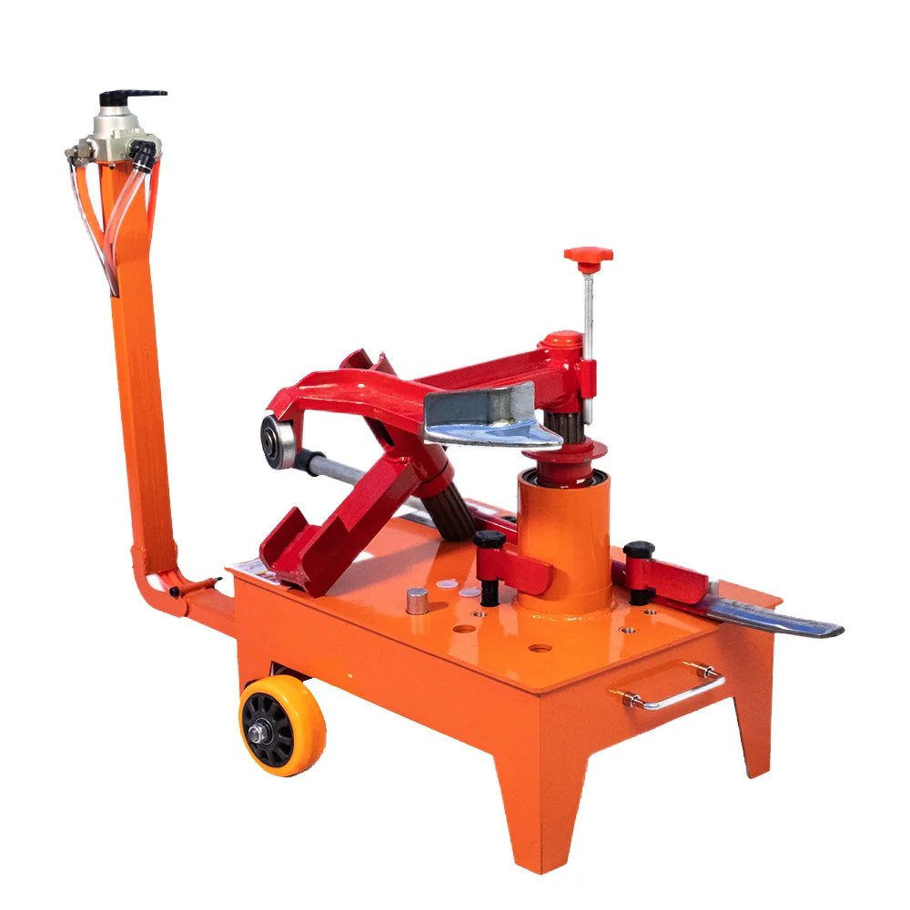Portable type easily used tyre machine tools  pneumatic folding arm vacuum truck tire changer