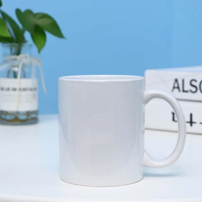 Custom Color Change 11Oz 350Ml Ceramic Tumblers Cups Coffee Mug For Party