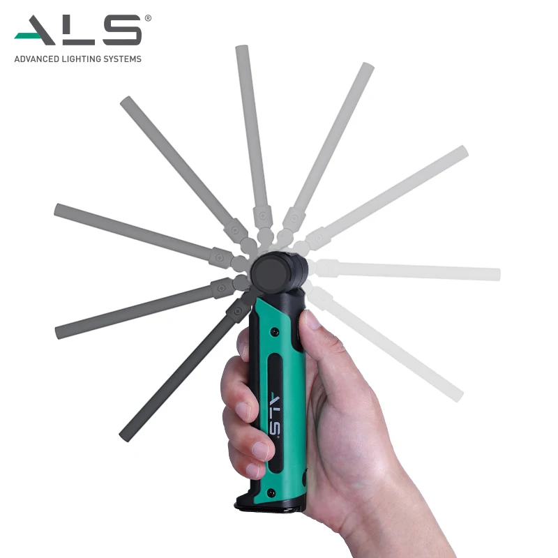 Флуоресцентный Портативный Ультратонкий перезаряжаемый светильник ALS 500lm, тонкий светильник для осмотра