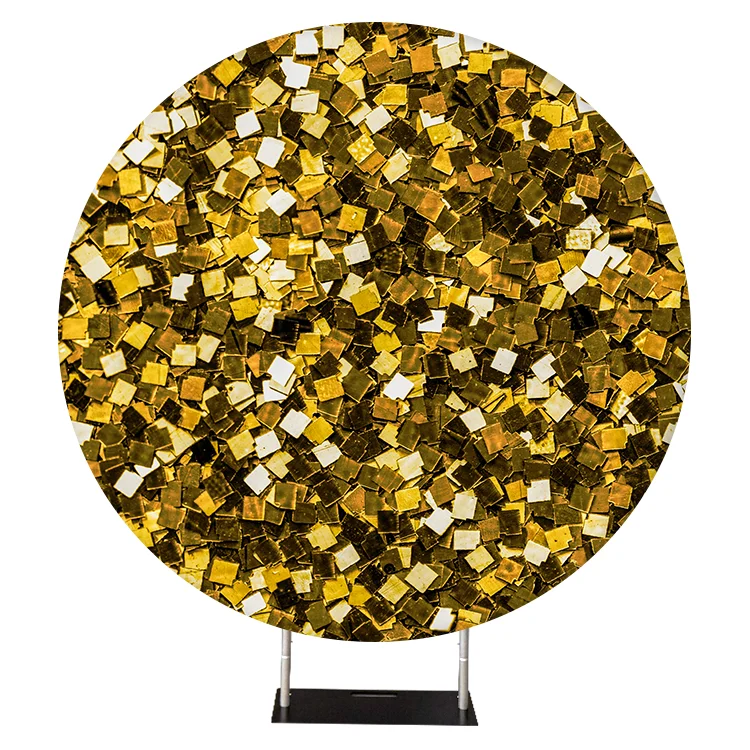 2022 fashion 6.6ft custom photo booth wedding round circle backdrop stand