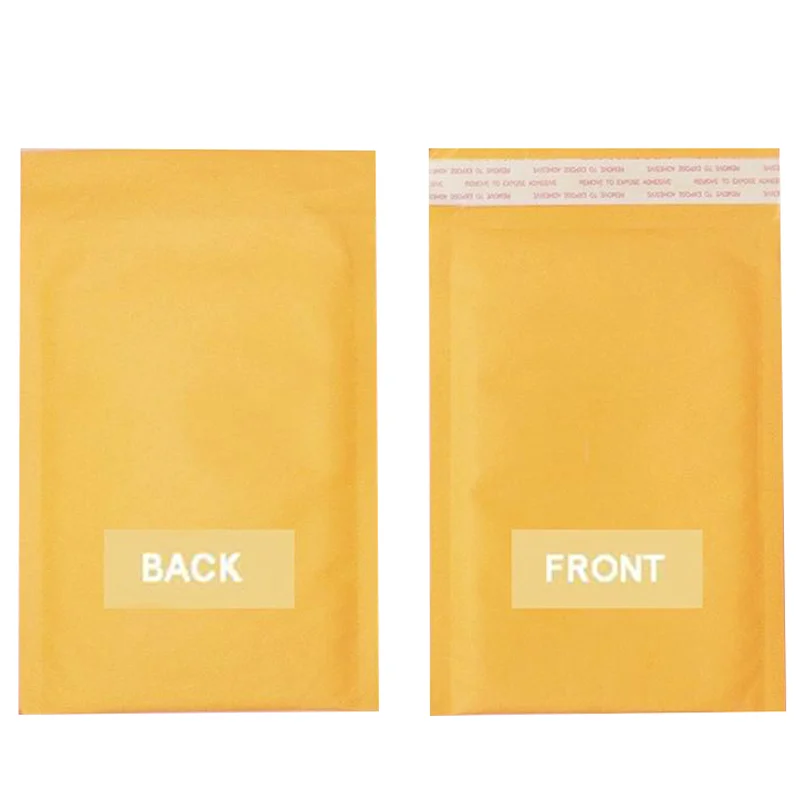 100pcs lots Bubble Mailers Padded Envelopes Packaging Bags Kraft Bubbles Mailing Envelope Bag Custom size Mail Bags