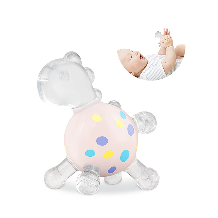 
Wholesale Portable Baby Teething Toy Soft Food Grade Silicone Cute Teethers 