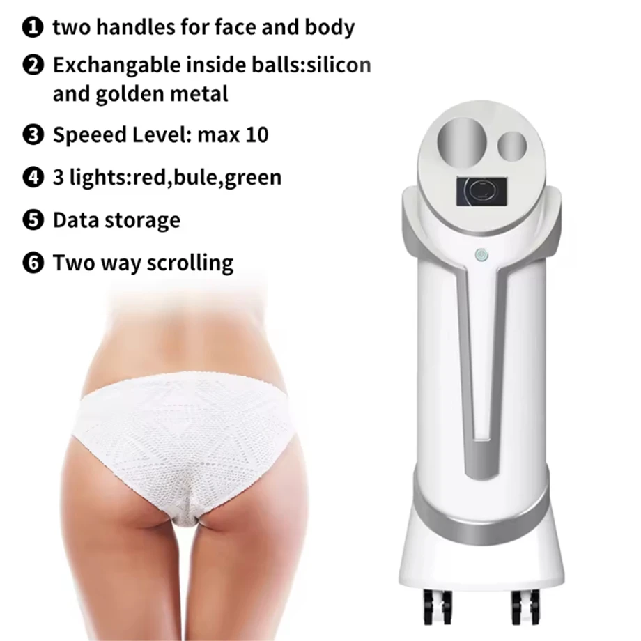 Professional Lymphatic Drainage Machine Face Massage Spheres 8d Body Slimming Machine / Inner Ball Roller Machine For Cellulite