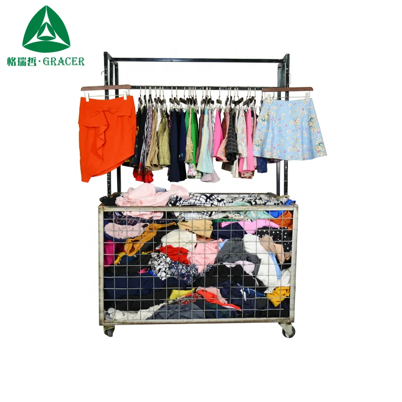 Stock Brand Used Apparel Bales Mix Style  Used Clothes Dealers Bundle Second Hand Export Clothing