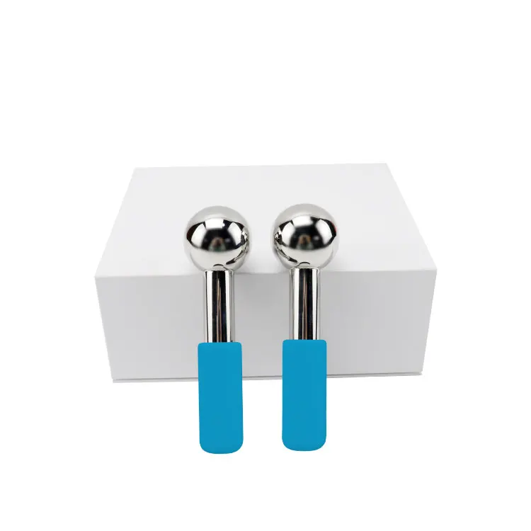 Маленькая металлическая Крио-Палочка из нержавеющей стали для массажа лица