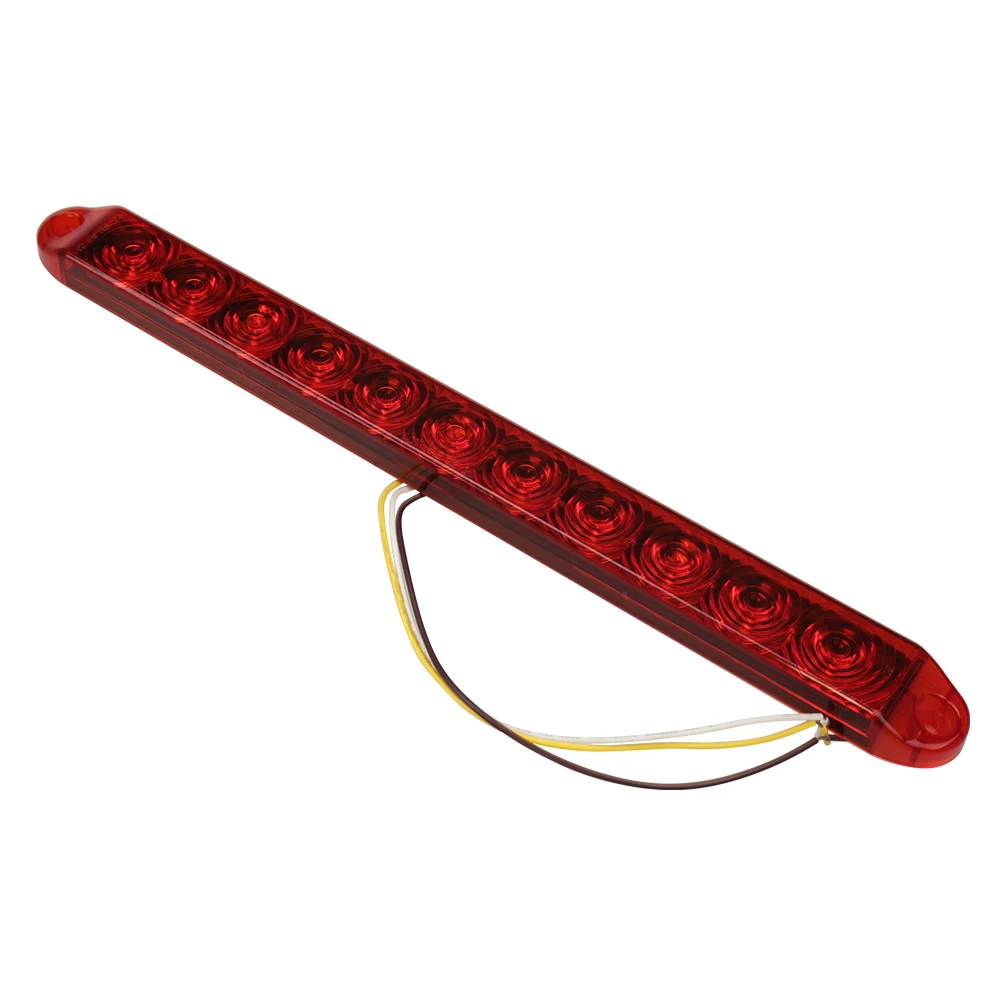 11 LED Red Trailer Brake Tail Light, 16' LED Bar Stop Turn Signal Tail Lights Waterproof Brake Strip Red Light for Marin