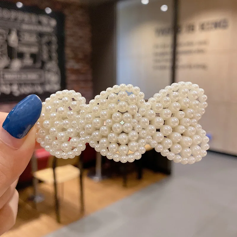 Fashion pearl Diamond hairclip pearl diamond hair clip for wholesale N2412106