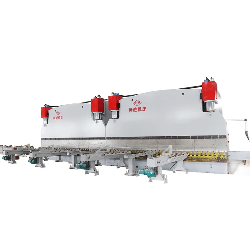 2-WE67K-600/6000 Large hydraulic dual CNC bending machine press brake for light pole