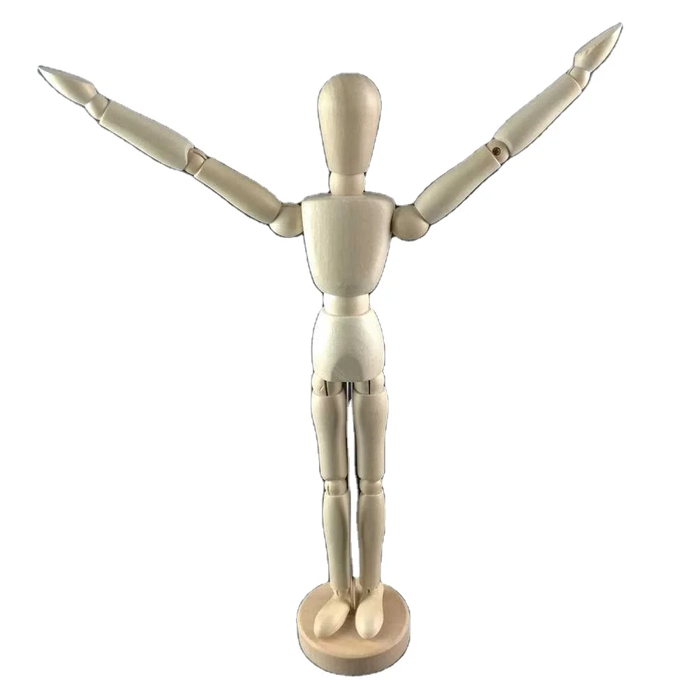 Wooden Human Body 5.5 Inch 15cm Wood Human Body Model Figure Manikin Mannequin Artist Drawing Sketch