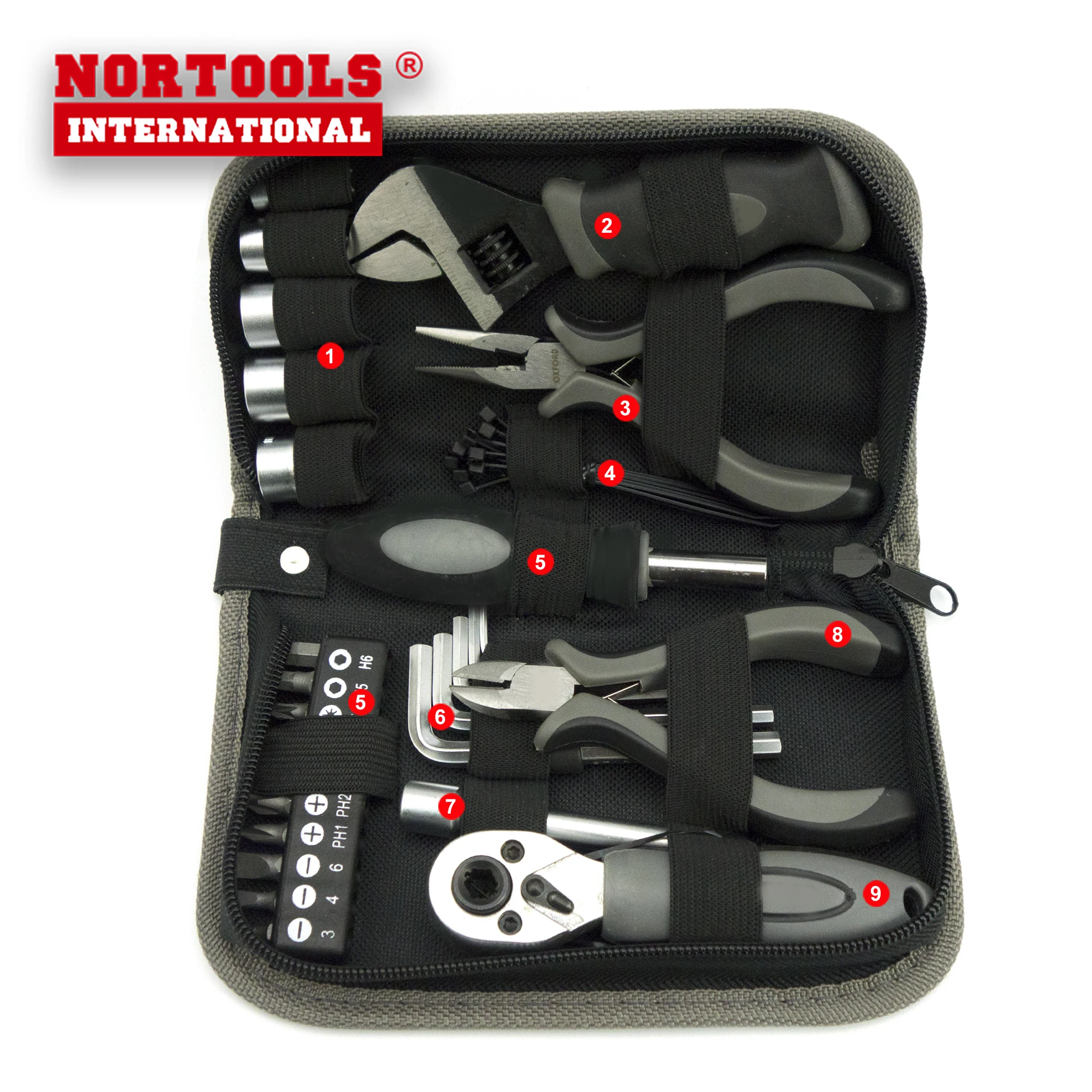 36pcs Hand Tool Set For Home Use Repairing With  Portable Nylon Bag