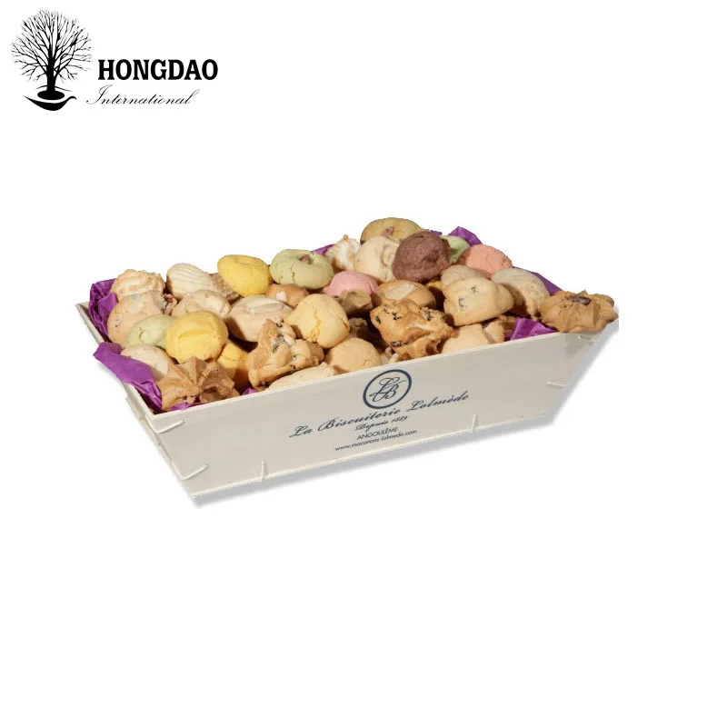 
HONGDAO wholesale price wooden fresh oyster packaging box with custom logo 
