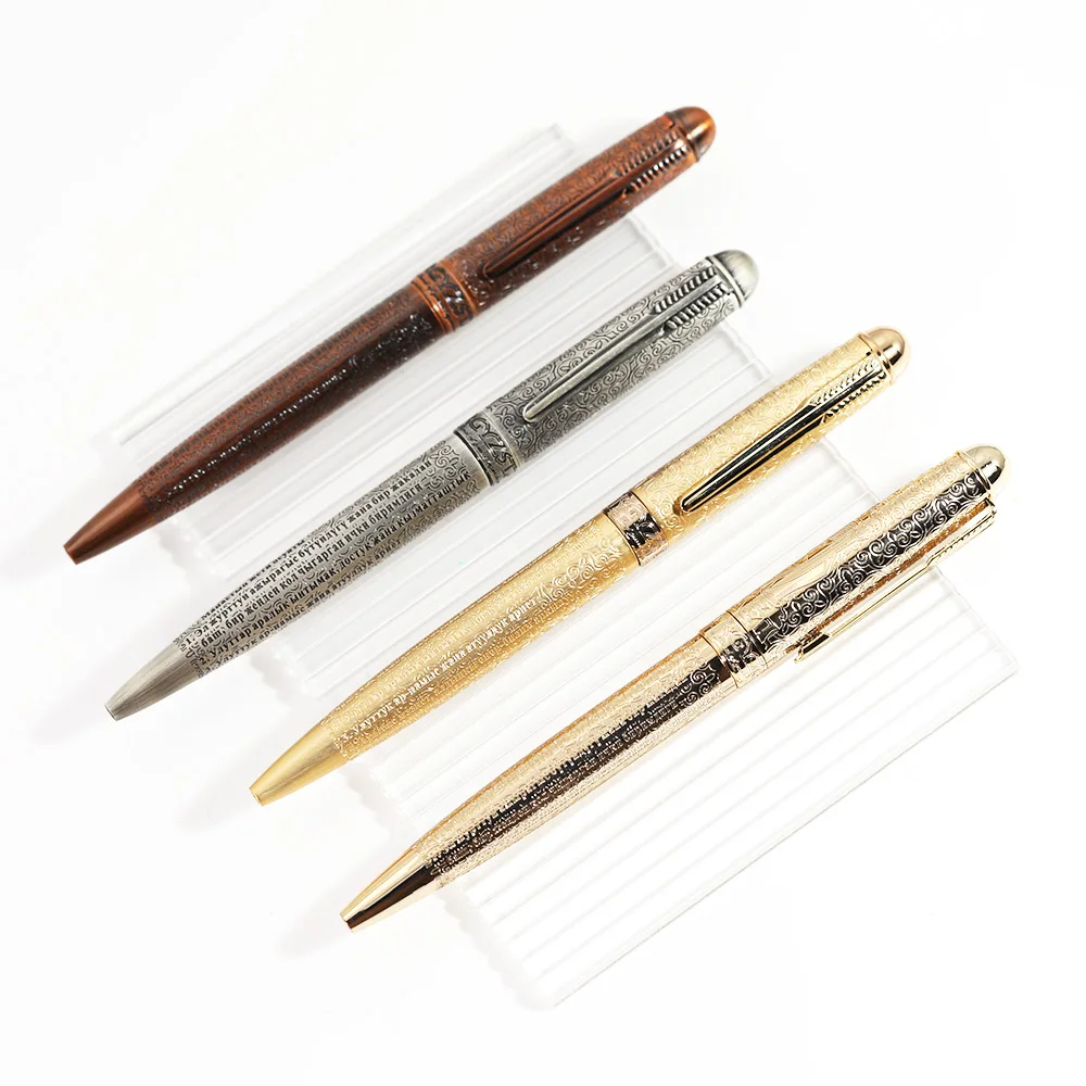 Ballpoint Pen Manufacturer Promotional Stationery Logo Business Gift Golden Pen Manufacturer Customer Pen