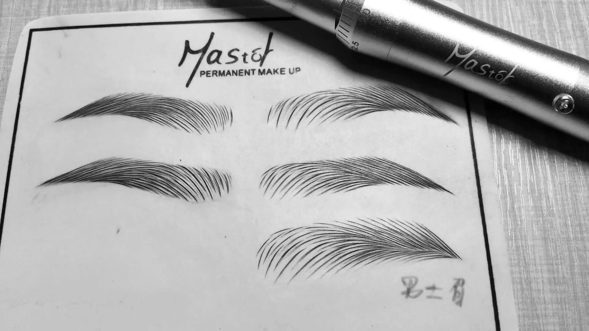 mast mastor professional wireless tattoo machine LED microshading pen semi digital permanent makeup tattoo machine