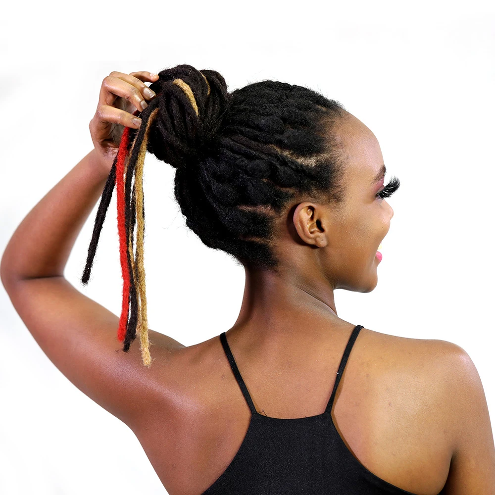 Wholesale Factory Direct Sale Tight Afro Kinky Curly Hair Crochet Braid With Dreadlocks Extensions