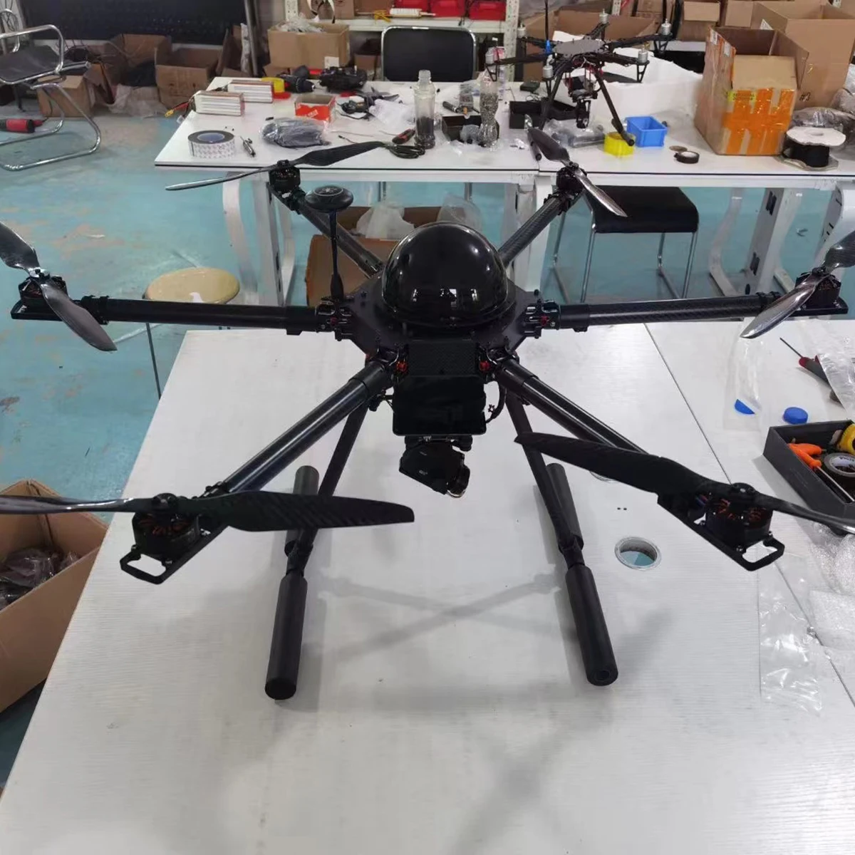 Emergency Rescue Drone Applied to the Fire Fighting Patrol And Rescue Material Throwing And Replenishment Water Rescue