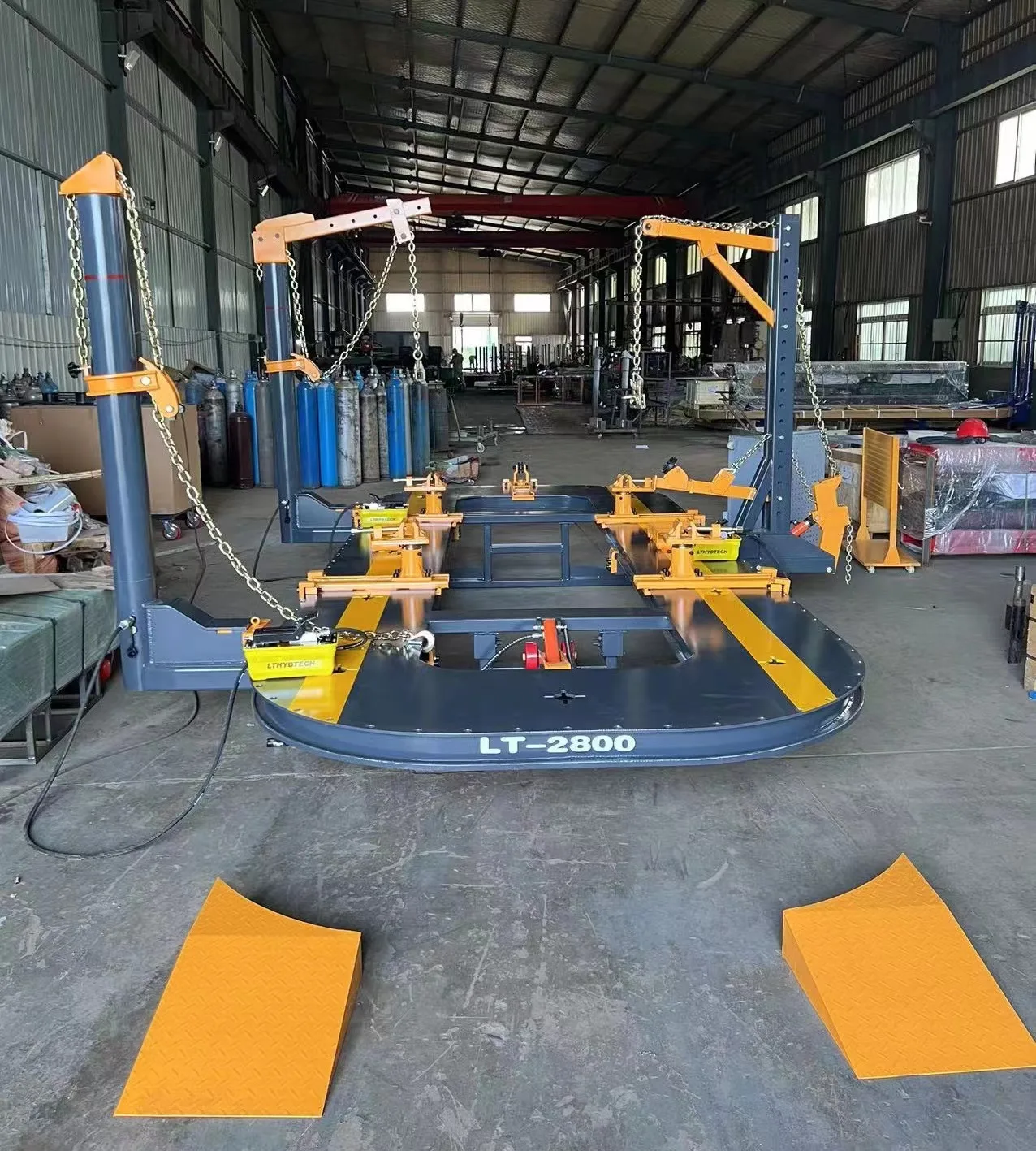 Work shop Auto three towers frame repair machine Car repair straighten bench Car Girder calibrator
