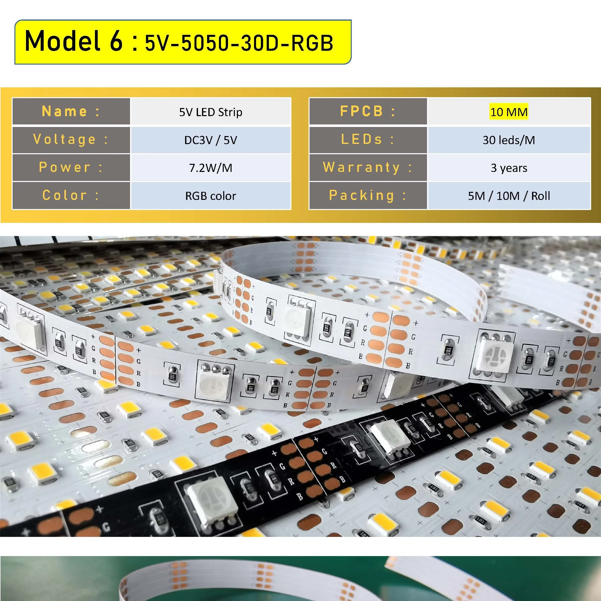 New CCT bicolor tunable white 3000K 6000K 2835 120led 5v led strip light