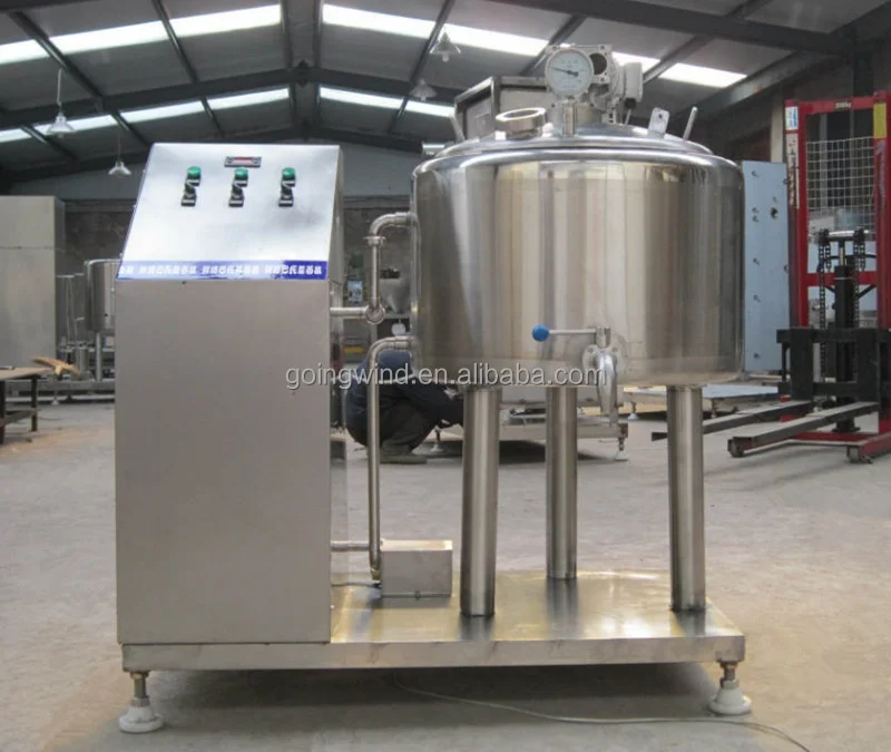Automatic small scale fruit juice pasteurization machine hard ice cream batch pasteurizer tank equipment cheap price for sale