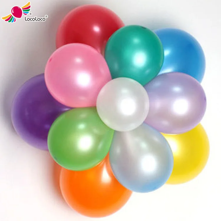 Qualatex Same Quality Ballon Party Decorations Globos Standard Pearl Metallic Chrome Macaron Color Latex Air Balloons In Bulk