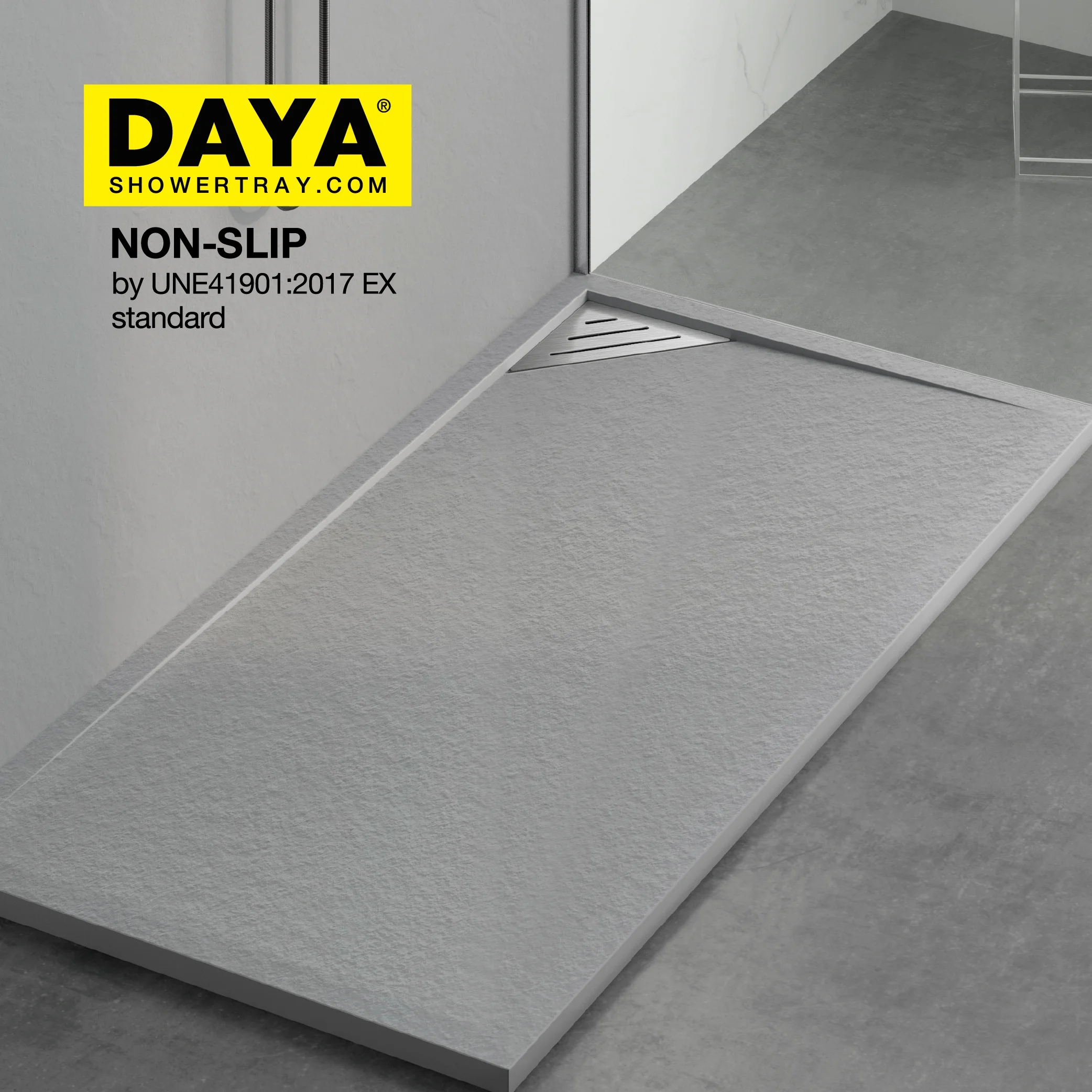 Modern design Square customized size solid surface shower tray for bathroom