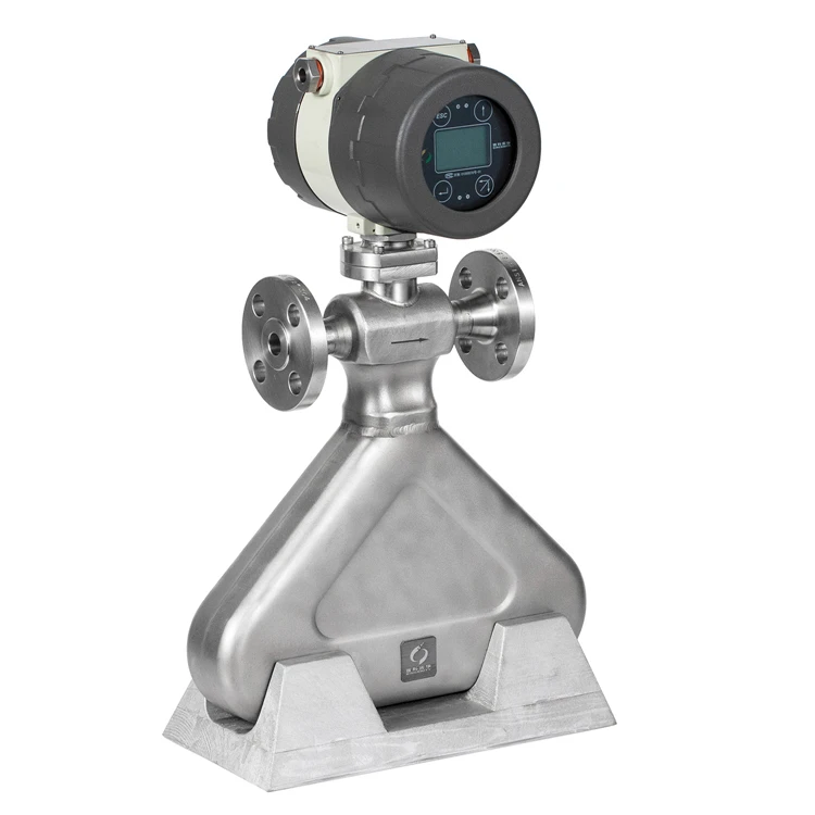 Sincerity Professional Manufacture Triangle Water Fuel Oil Digital Nitrogen Mass Coriolis Beer Mechanical Flow Meter