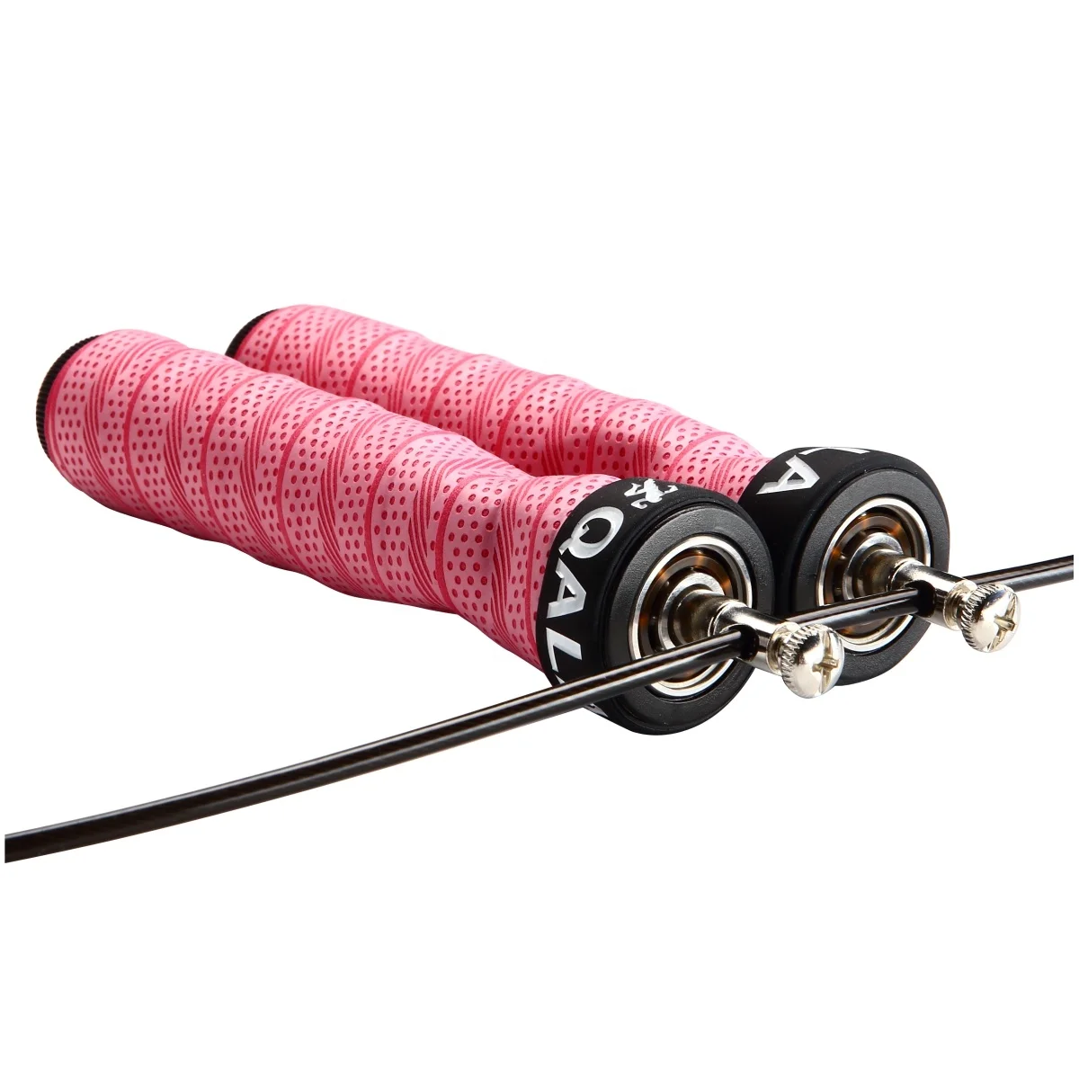 Harbour Top Quality Speed Skipping Rope Bearing Handle Ropes With Rubber handle Bars And Extra Weight Blocks For Home Fitness