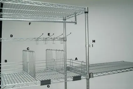 Modern Style Steel Metal Mesh Net Basket Divider for Home Office Furniture Kitchen Living Room-Versatile Furniture Parts