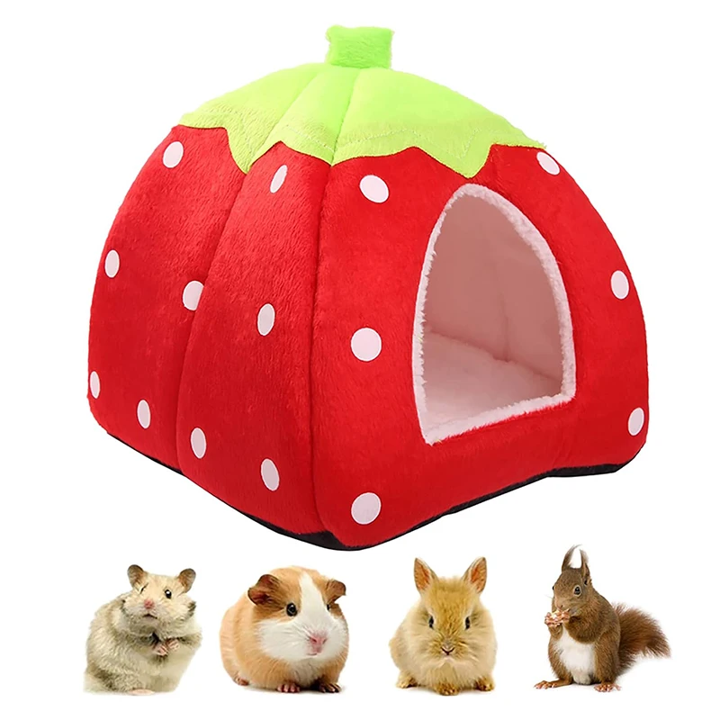 Portable Soft Interactive Indoor Cage Water Washable Guinea Pig Bunk Bed Plush Stuffed Animal Hutch