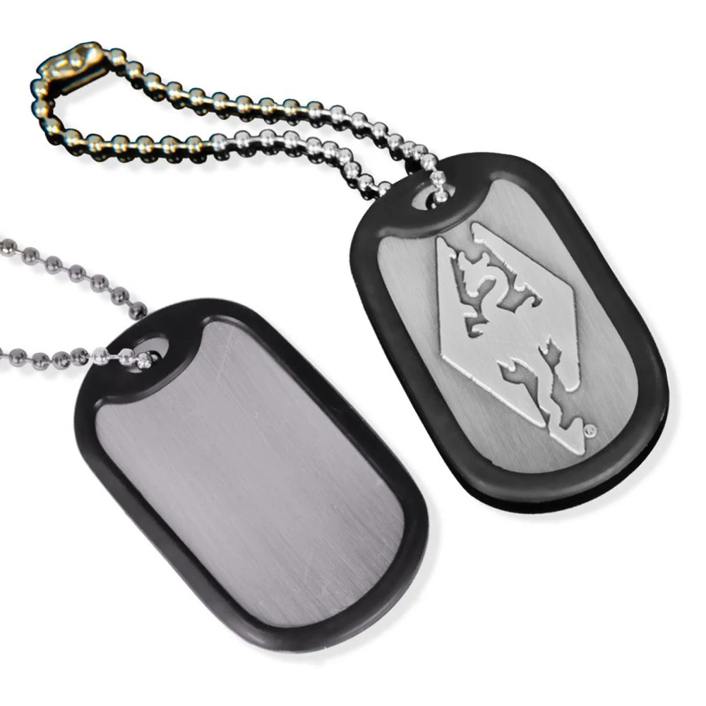 Manufacturer Custom Blank Dogtag Necklace Stainless Steel Dogtag