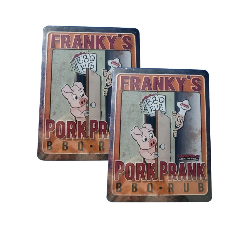 decoration painting poster wholesale decor craft plate vintage embossed tin metal sign