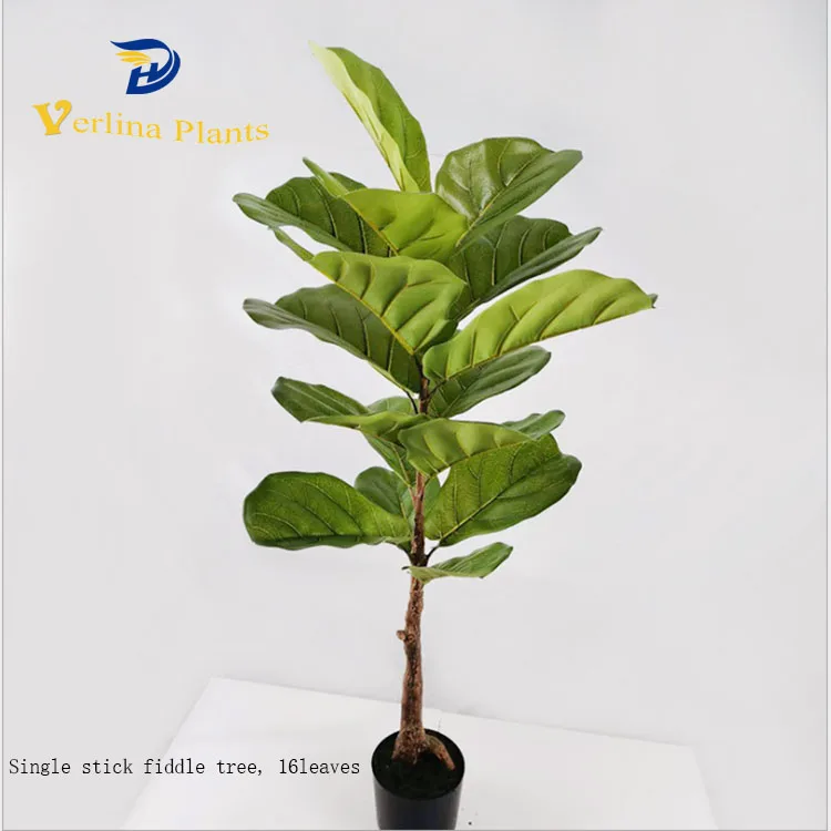 2020 exhibition new model artificial fiddle leaf tree fiddle leaf bonsai