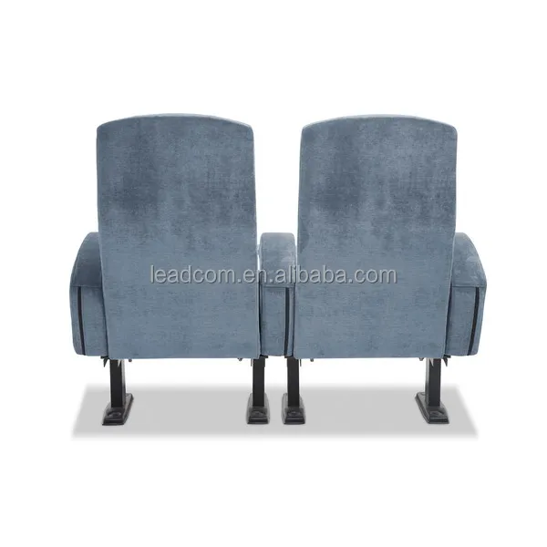 Leadcom grand European style ergonomic fixed back cinema hall seating chair movie theater chair LS-15602B by Efuzzi
