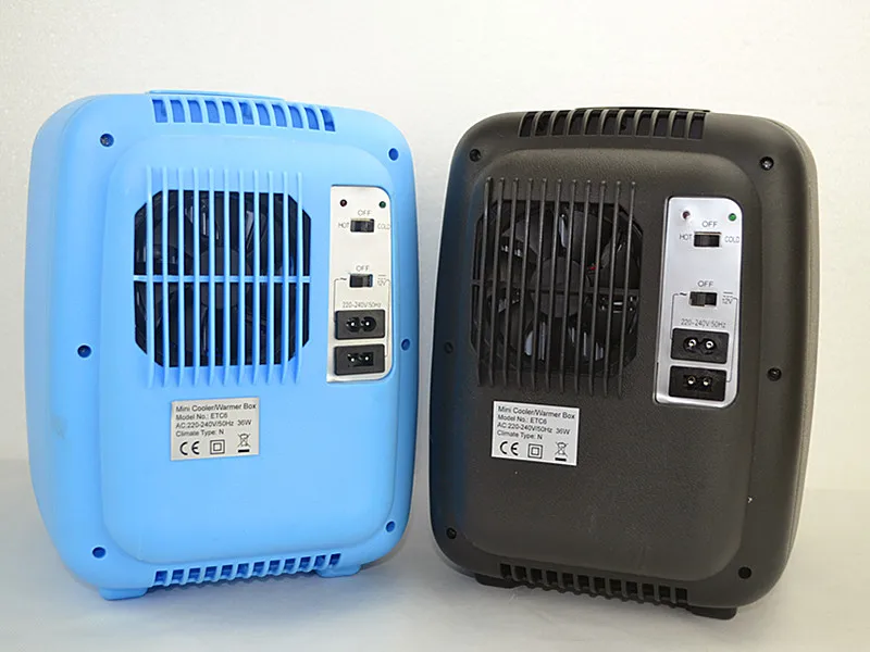 6L refrigerator chiller 12V drink cooler box cold heat fridge Cosmetics refrigerator