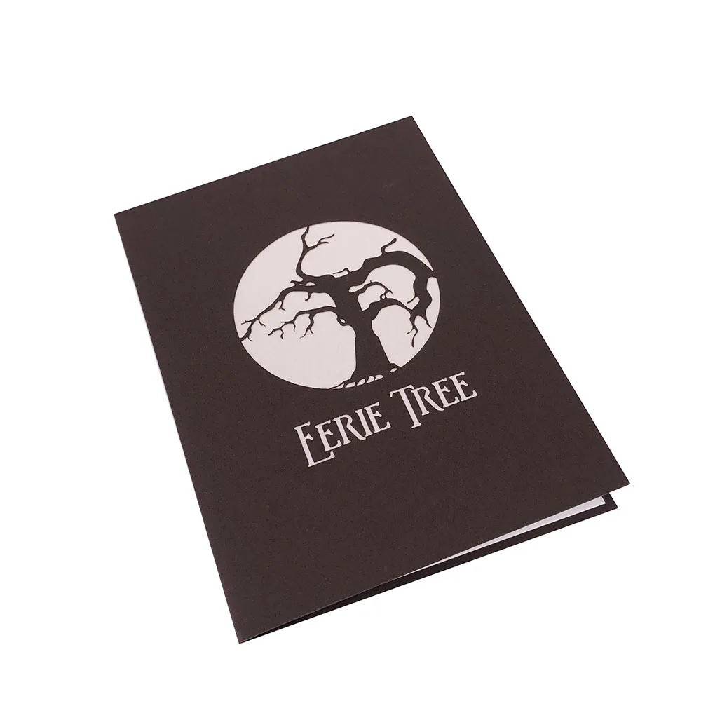 
Personalized 3D Pop Up Greeting Card Pop Up Tree and Pumpkin Halloween Gift Card 