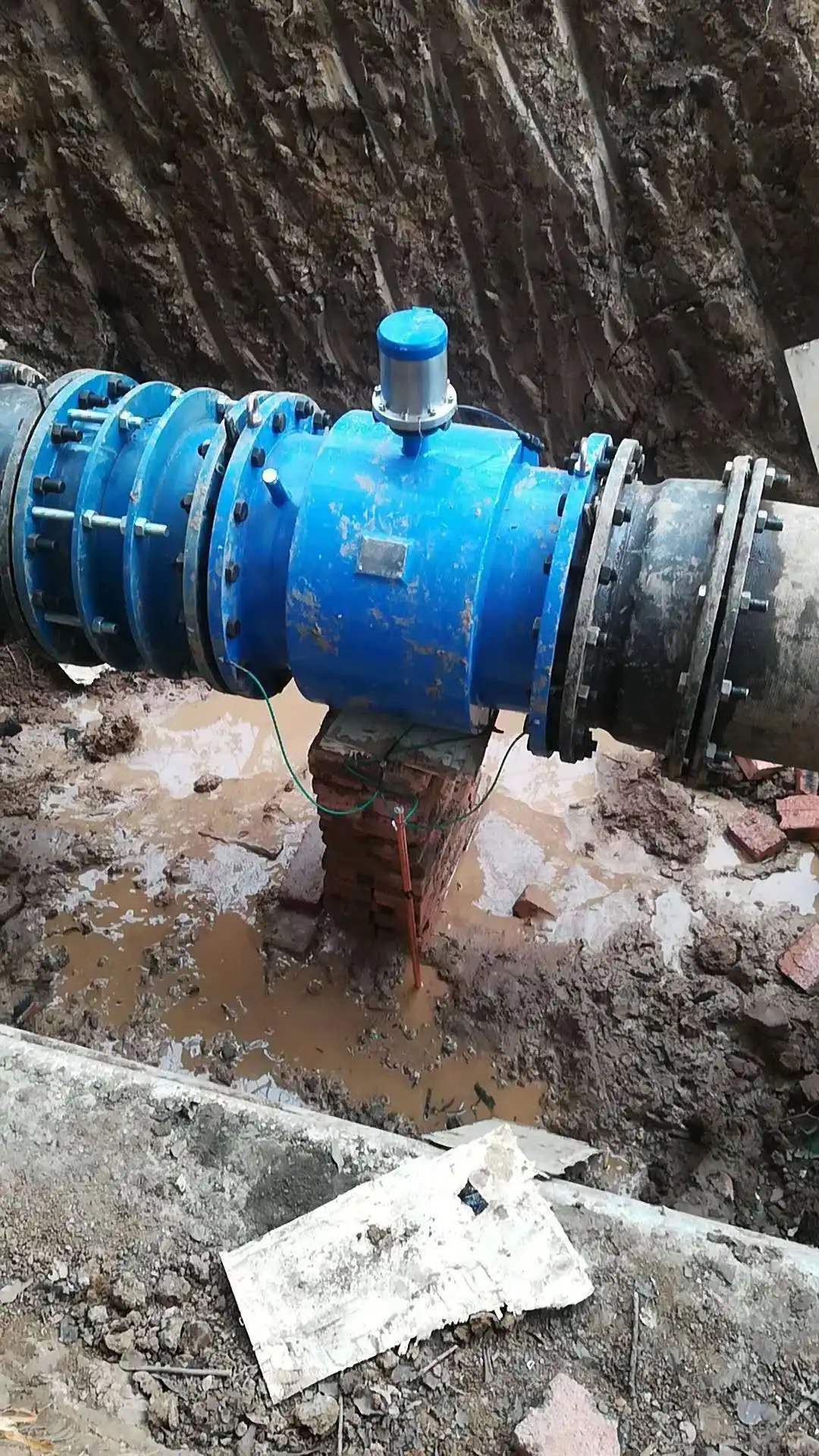  DN150 3 6 V питание электромагнитный расходомер для воды с RS485 связи измерения сельскохозяйственной