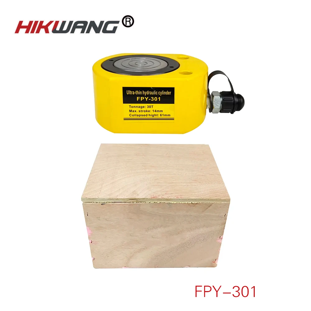 FPY-301 mini thin type short stroke hydraulic flat jack cylinder