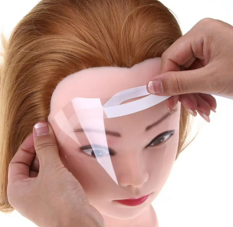 Face line film Microblading disposable makeup shower face shield For  beauty salons