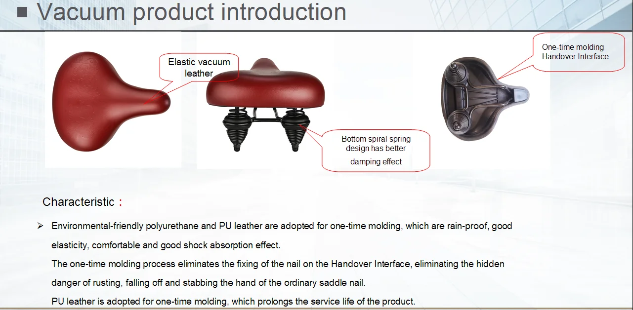 Extra Wide Breathable Comfy Cushioned Universal PU Leather Bike Bicycle Seat Saddles for Mountain Bike