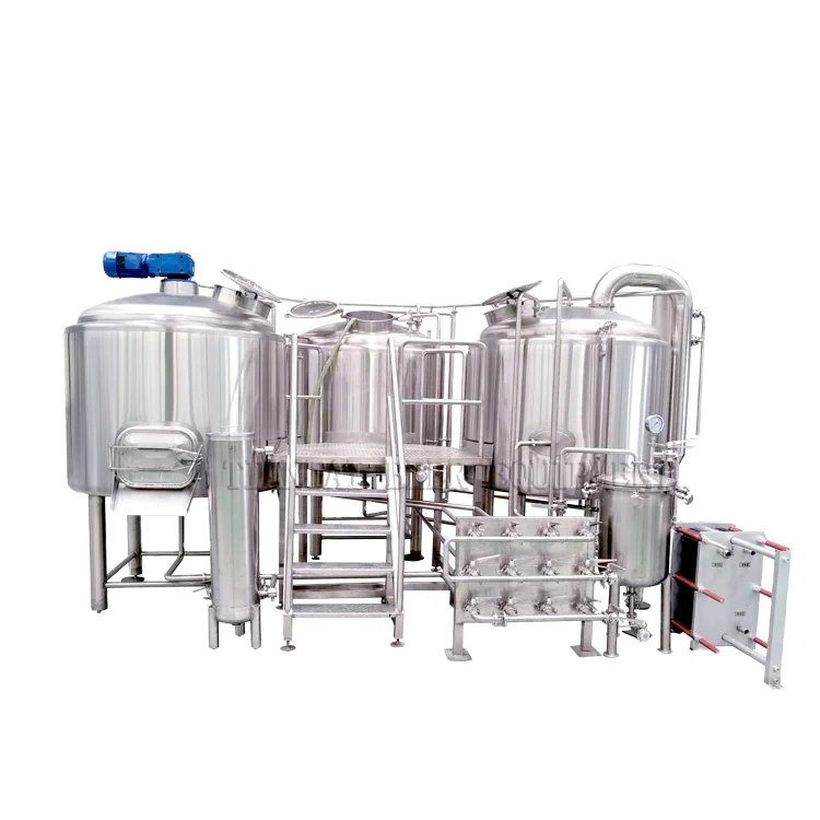 Tiantai 1000L electric three vessel hefeweizen beer brewery equipment manufacturer