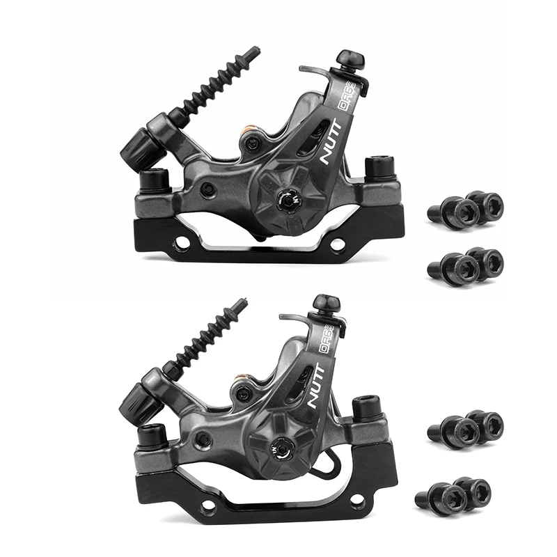 NUTT DA6S Electric Bilateral Brakes MTB Dual Piston Drive Disc Brake Caliper 160mm Rotor Mountain  Bicycle Disc Brake