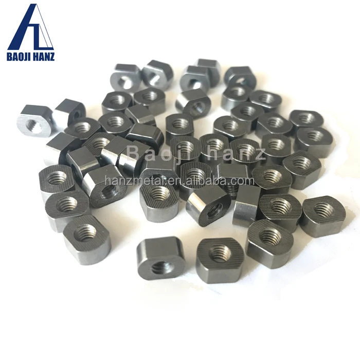 Titanium hexagon nut, GR5 alloy titanium nut