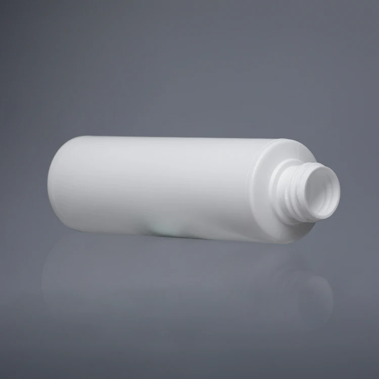 250ml Empty White Plastic PEHD Liquid Soap Bottle with Screw Cap