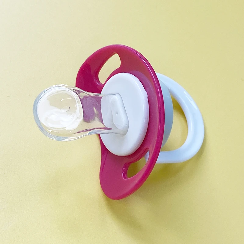 Newest Pacifiers for 0-12 Months Wholesale Food Grade Silicone & PP Case Phthalate & PVC Free Slow Flow Velocity Printed Pattern