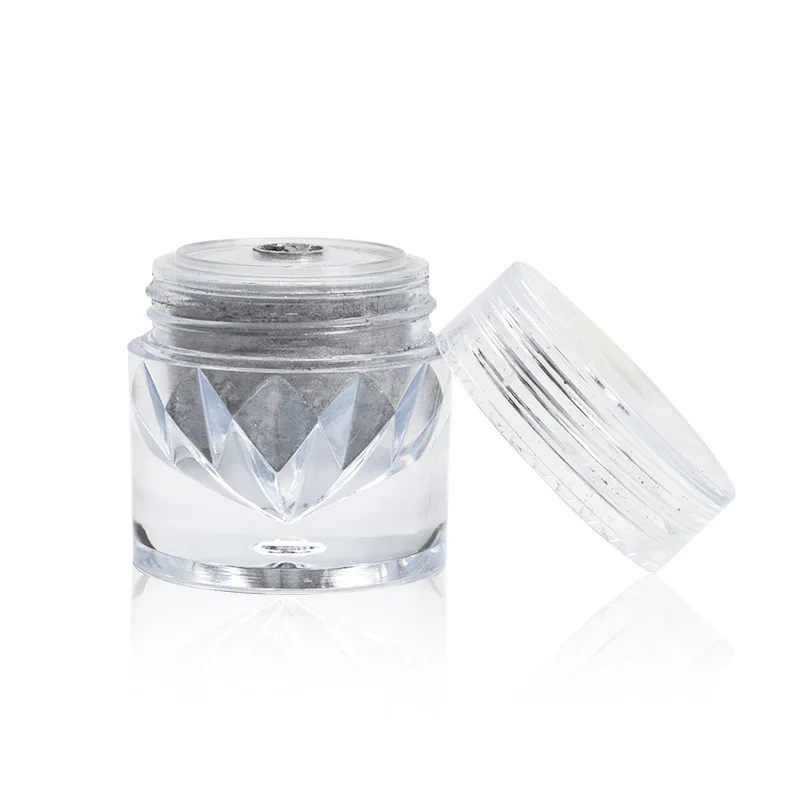 White cat eye nail powder mirror glitter mix nail polish magnetic cat eye nail pigment powder