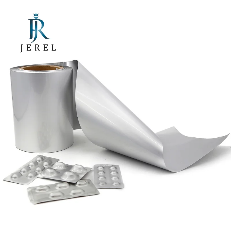 JEREL cold stamp alu alu foil blister alu plastic heatsealing composited foil